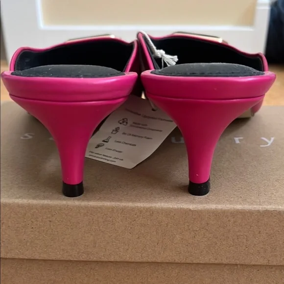 Sanctuary All Night Leather Kitten Heel Mule - Picture 4 of 8